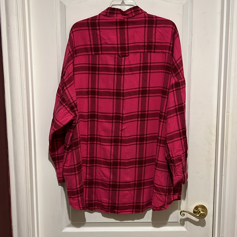 Monki “Carrie” long sleeve button down - Picture 4 of 5